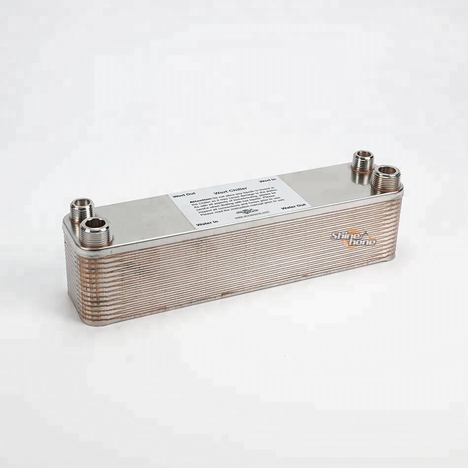 30 Plate12.4 "x2.9" домашнего пивоварения Чиллер Для Охлаждения пивного сусла из нержавеющей стали 304 для домашнего пивоварения охладитель пластинчатый теплообменник