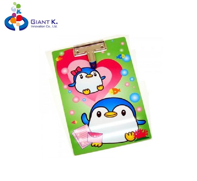 Stationery products customized a4 plastic menu clipboard