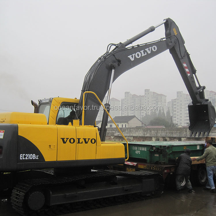 Шведский оригинальный экскаватор Volvo EC210 б/у в продаже в шанхае
