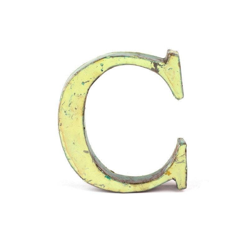 Metal decorative letters