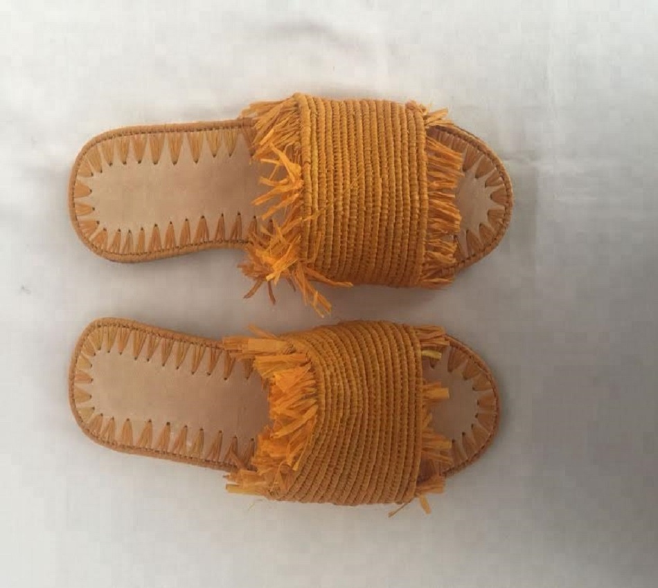 Quality Moroccan Handmade Raffia Shoes for women