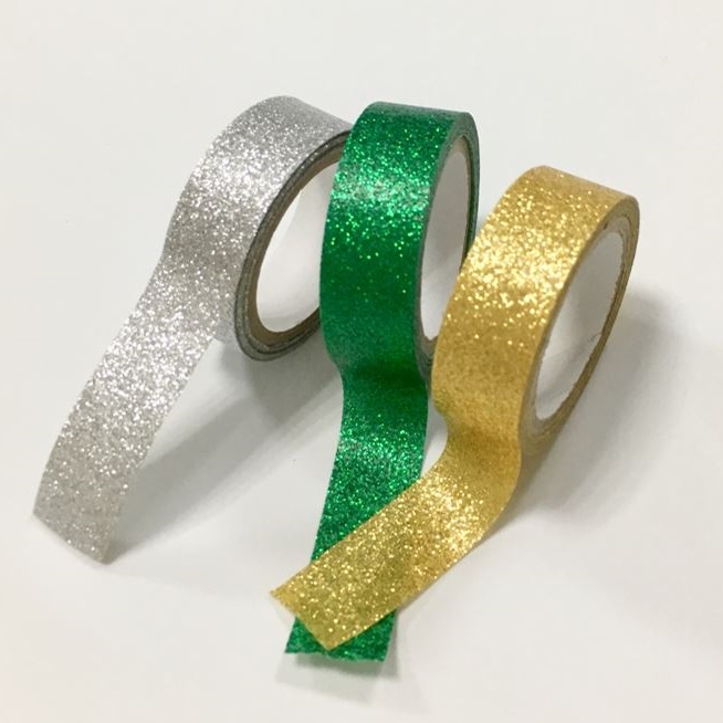 18mm DIY Card Crafting used Material Glitter Tape