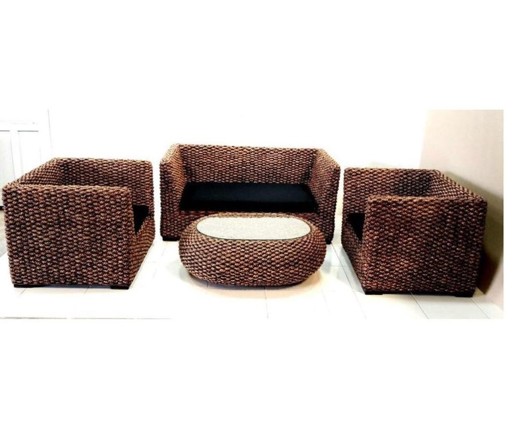 CANE SET OF 4 LIVING W/ MATTRESS
