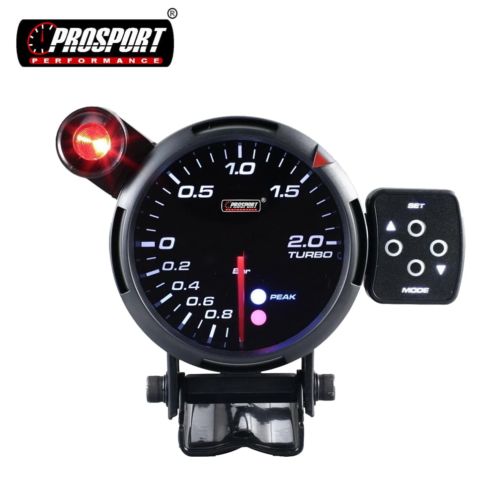 80 мм Prosport Швейцарский шаговый двигатель механизм бар Psi Boost Gauge