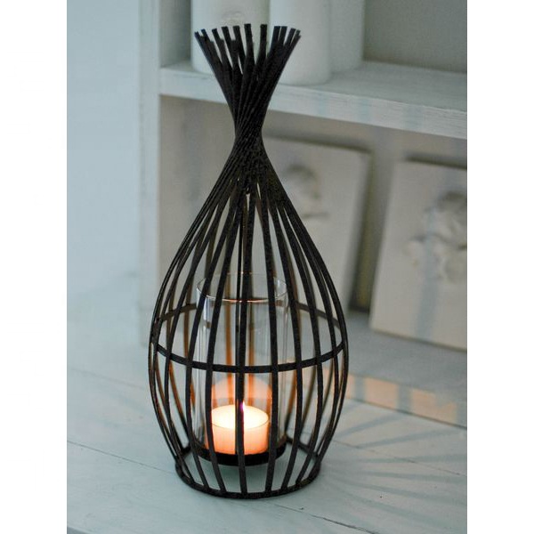 wire Candle holder / candle pillar holder