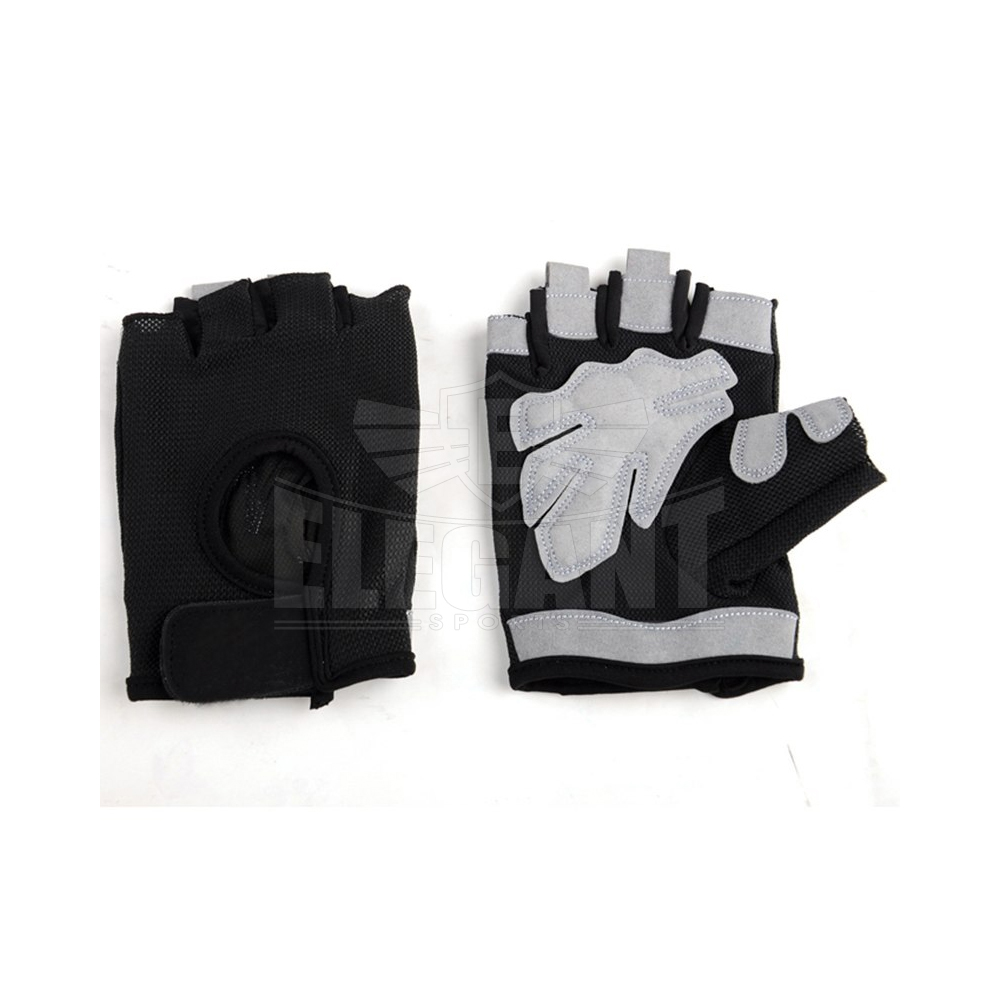 Anti-skid Half Finger Gym Gloves Sports Body Building Training Wrist Gloves Men & Women Dumbbell Fitness Exercise Hiking Gloves