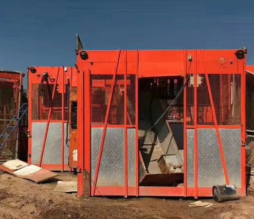 Секундная стрелка 2ton Высокое качество одиночная клетка строительного подъемника/подержанная рольставни строительный подъемник/строительный подъемник, 0086 15026518796