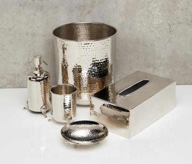 High Quality Bathroom Set for Home and Hotel / Elegant Shiny Bathroom Accessory