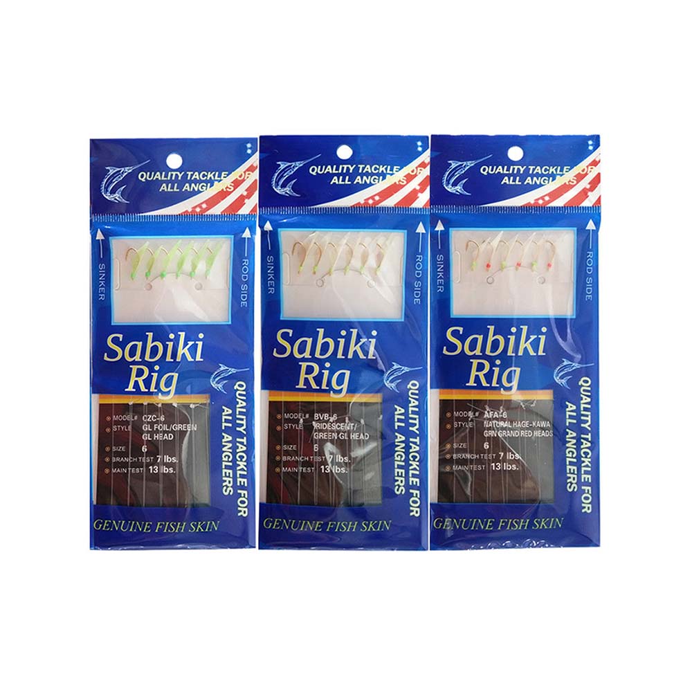 10 Сумки/комплект Sabiki уловистая рыболовный крючок строка силиконовая Мягкая приманка Souple юбка светящийся бисера искусственные приманки рыболовные снасти