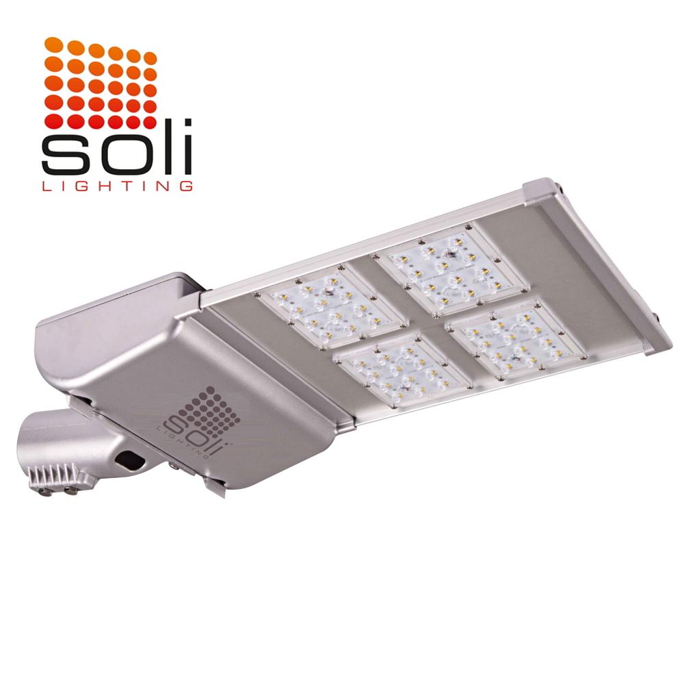 LED ROAD LIGHT 210W 240VAC FIXTURE / LUMINAIRE WITH OPTICAL LENS