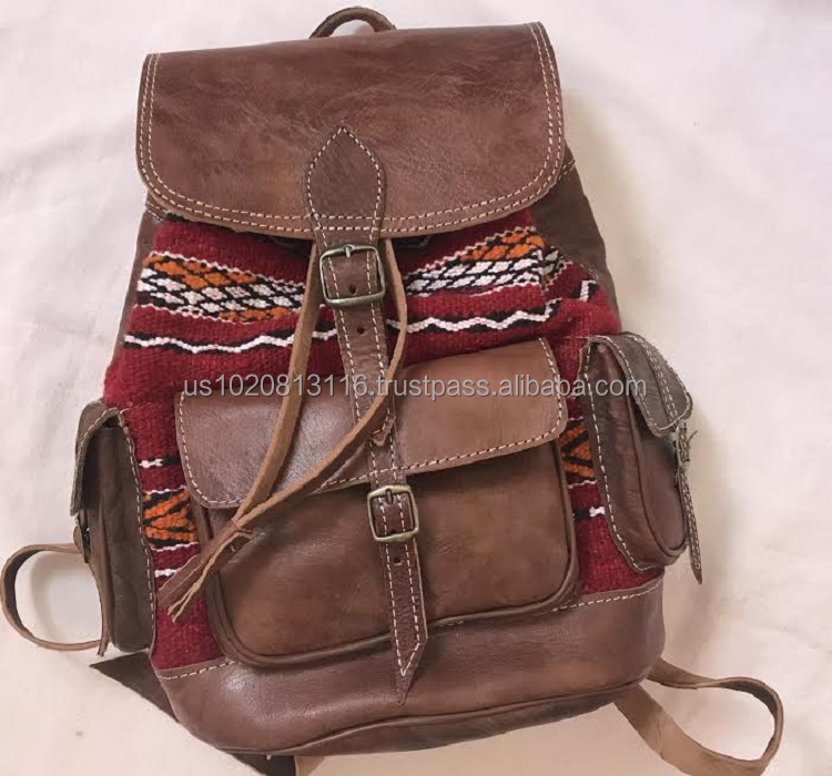 Высококачественные кожаные рюкзаки ручной работы и рюкзаки Kilim