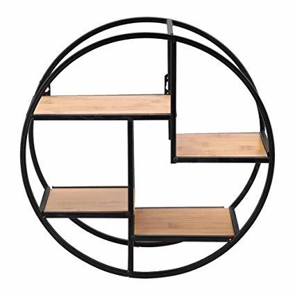WOOD IRON ROUND TRADITIONAL RACKS NEW STYLE ROUND SHELF HOT SELLING ROUND SHELF