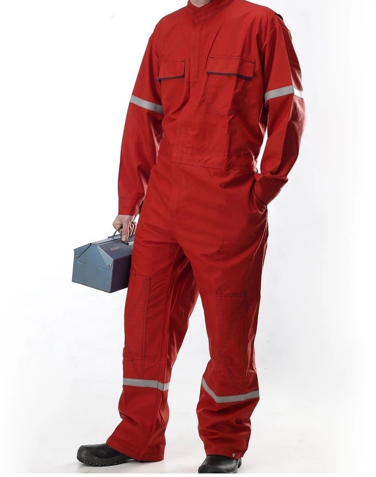 100% Cotton Overall Workwear Industrial Coverall Protective Clothes Dungaree Suit