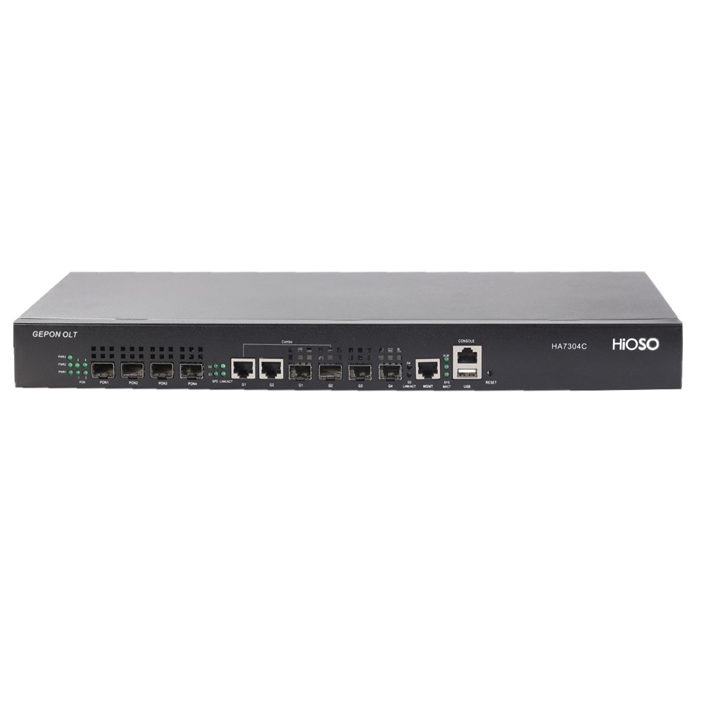 Ftth olt epon 4pon olt hieo, 4 порта, совместимые с большинством брендов onu, Двойной источник питания, включает в себя 4 PX20 +++ sfp