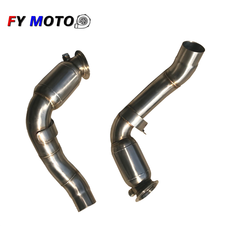 Выхлопная труба для BM F10 M5 F13 M6 с двигателем 200 cell cat s63