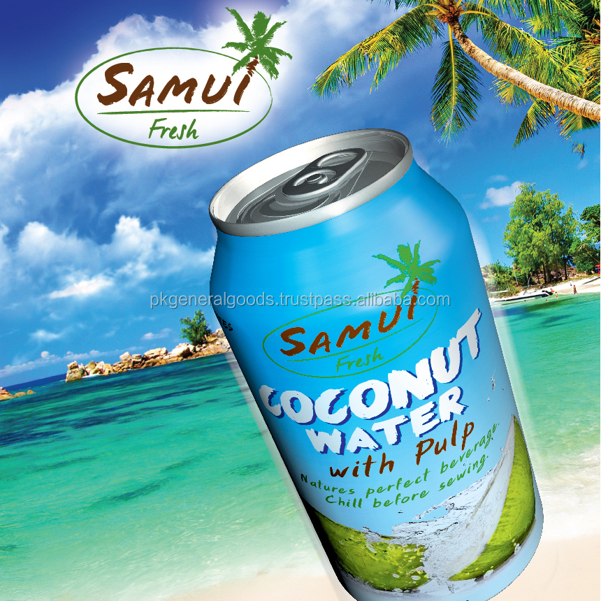 Сок из кокосовой воды, алюминий, банка 310 мл, свежесть SAMUI