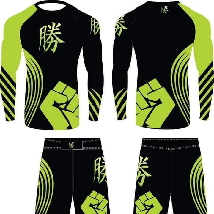 Пользовательская печать bjj rashguard / mma rashguard