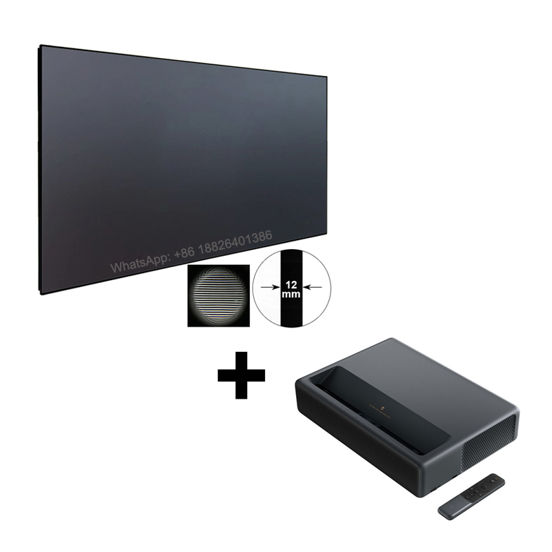PET Crystal UST ALR screen 90 дюймов, 100 дюйма, 120 дюйма и лазерный проектор Xiao mi MJJGTYDS01FM 4K