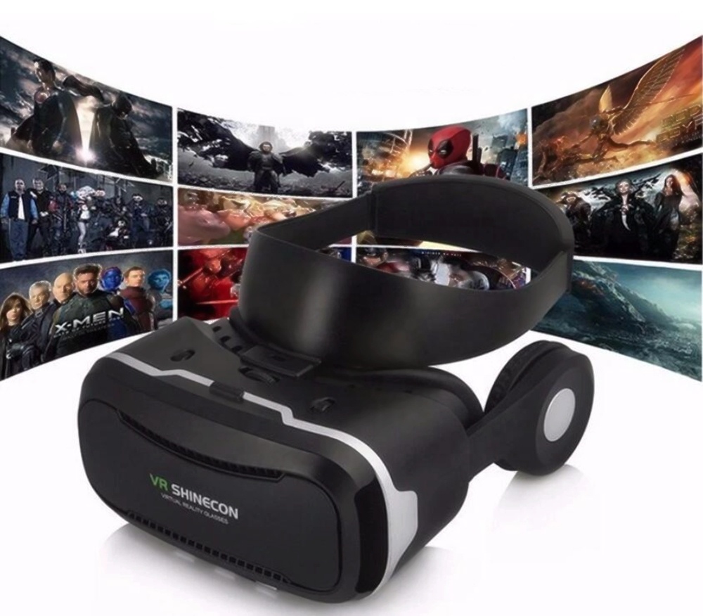 3D Очки виртуальной реальности VR очки гарнитура с логосом OEM Наушники игры виртуальной реальности VR коробка для кино очки виртуальной реальности