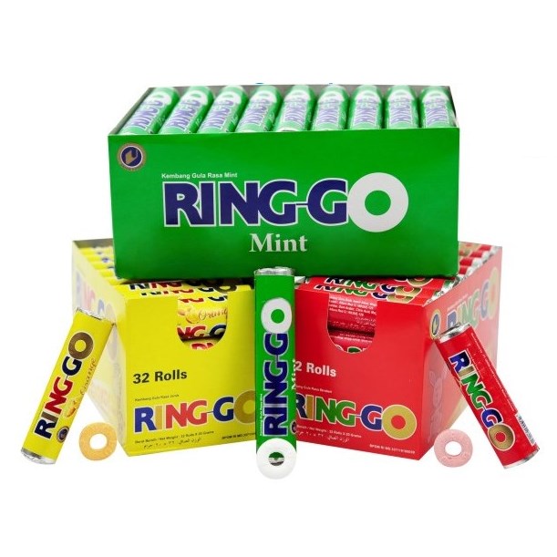 Ringgo Roll Candy (таблетки в форме кольца с мятными и фруктовыми вкусами)
