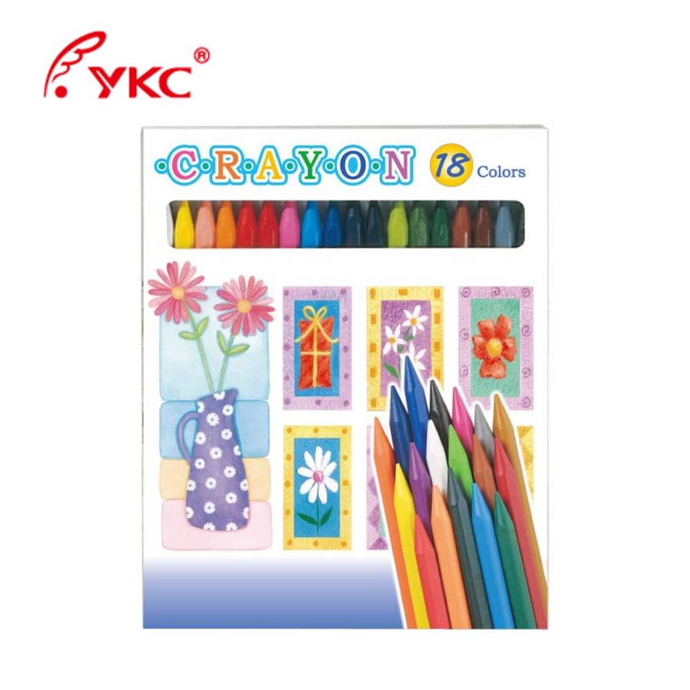 PF0180 Non toxic Plastic crayon 18 colors plastic crayon