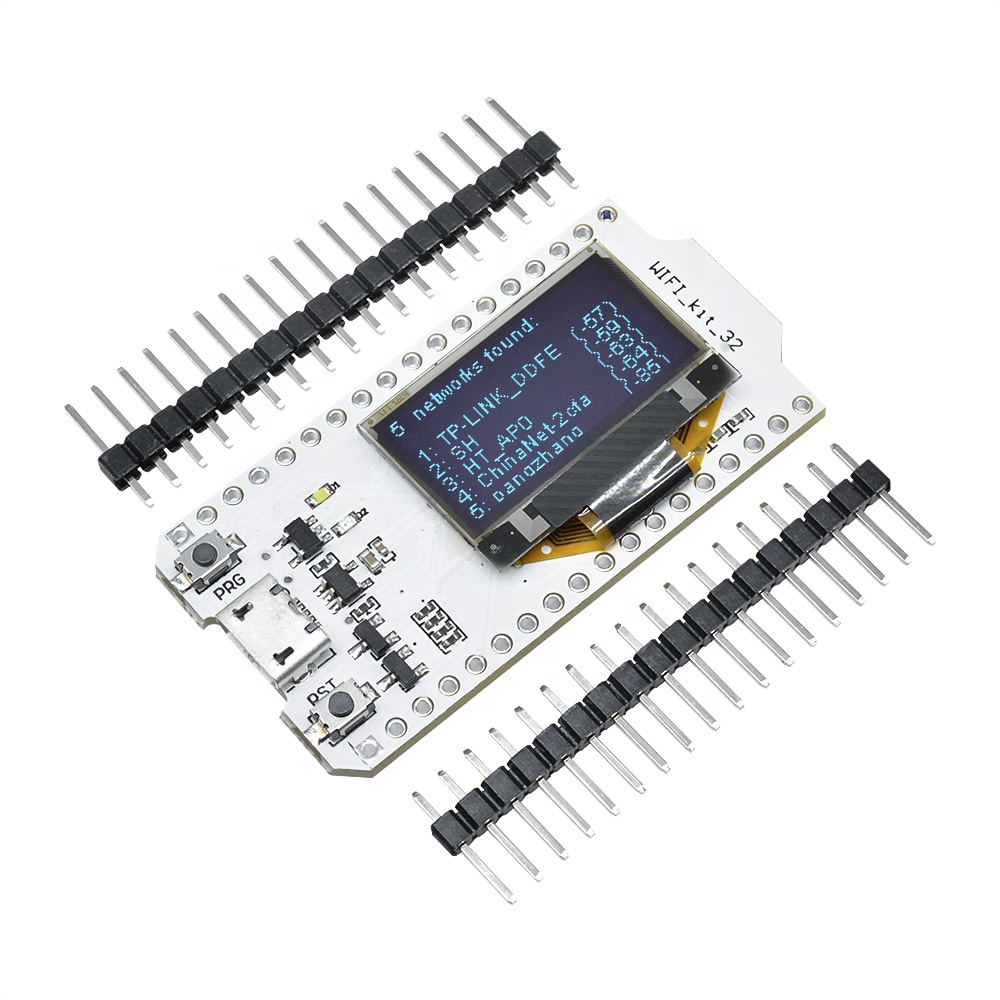 ESP32 0,96 дюймовый синий oled-дисплей Bluetooth WIFI комплект CP2102 модуль Интернет-макетная плата 32 м вспышка для Ard uino без антенны