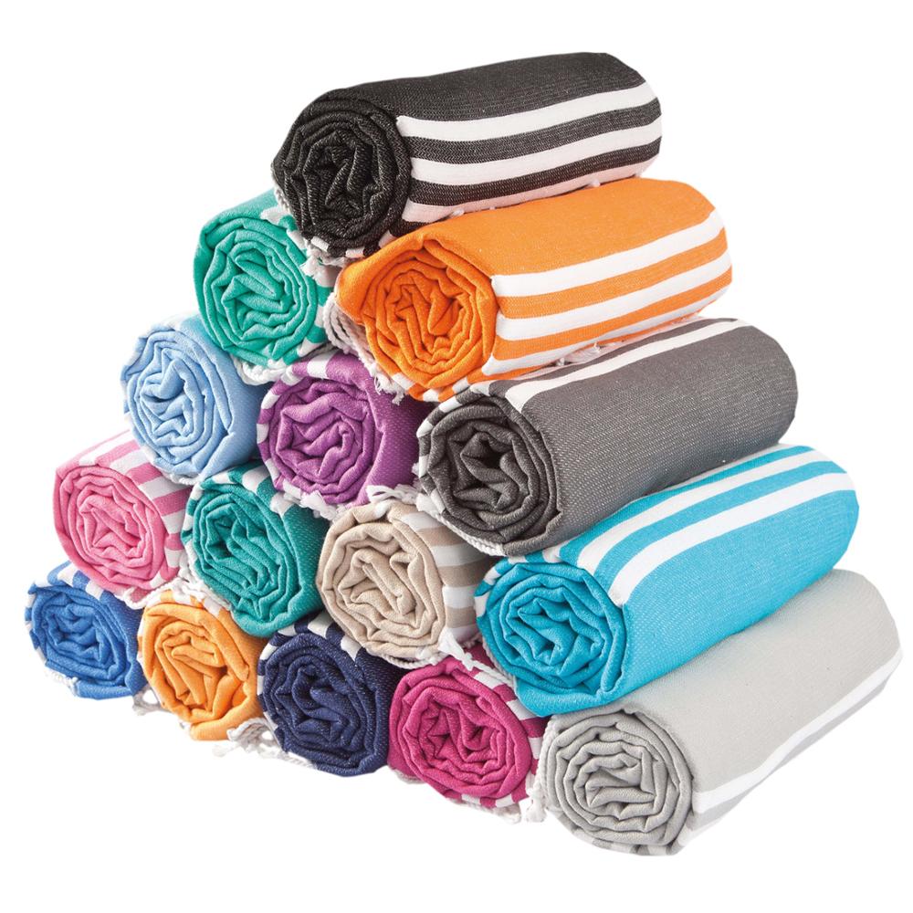 Супермягкое турецкое банное полотенце Peshtemal из 100% хлопка, 95*180 см, 290 г, турецкое пляжное полотенце