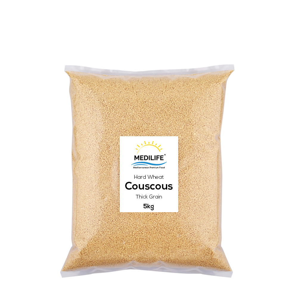 Steamed Couscous instant food, Thick Grain Couscous in Bulk,5 Kg Bag
