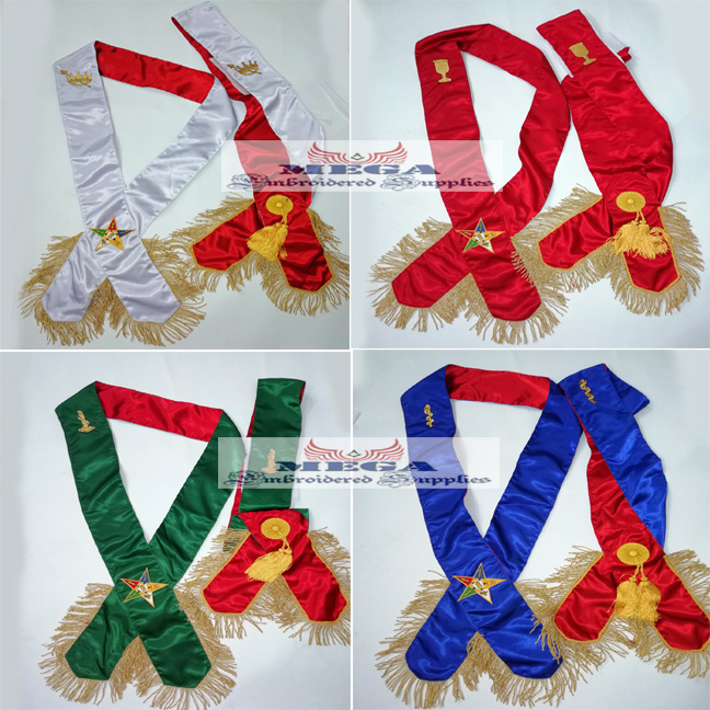 Поводок Masonic OES Star Sashes-поводок Masonic Regalia