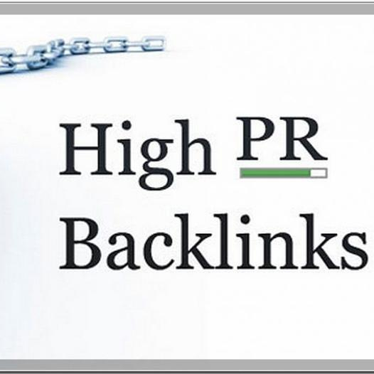 high PR back links SEO