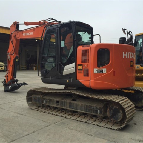 Хорошее состояние, японский гусеничный экскаватор, Hitachi zx135us, продажа