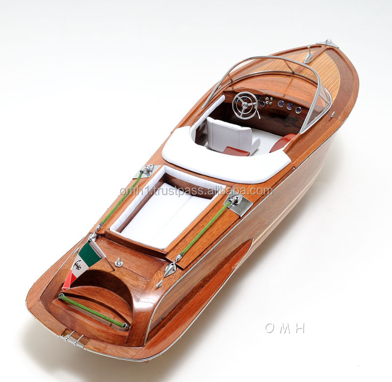 Масляная лампа Aquariva роспись L90-Вьетнам высокое качество деревянная модель скоростная лодка/морской ремесла/дома и офиса Декор
