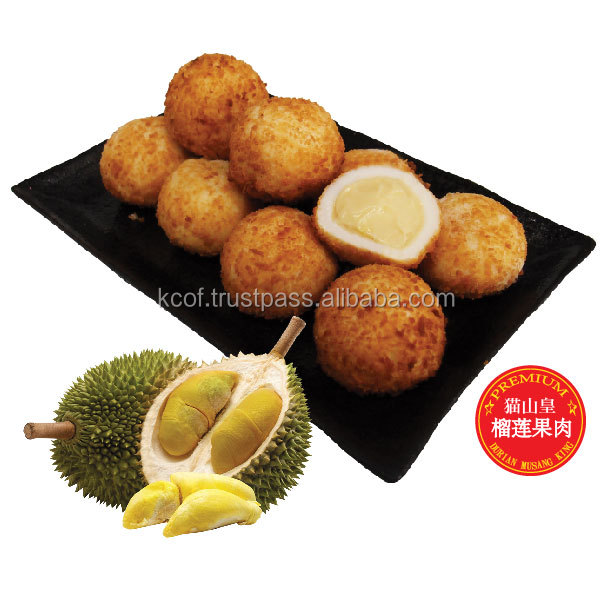Замороженный Жареный дуриан шар Musang King (содержит настоящую дурианскую плоть)