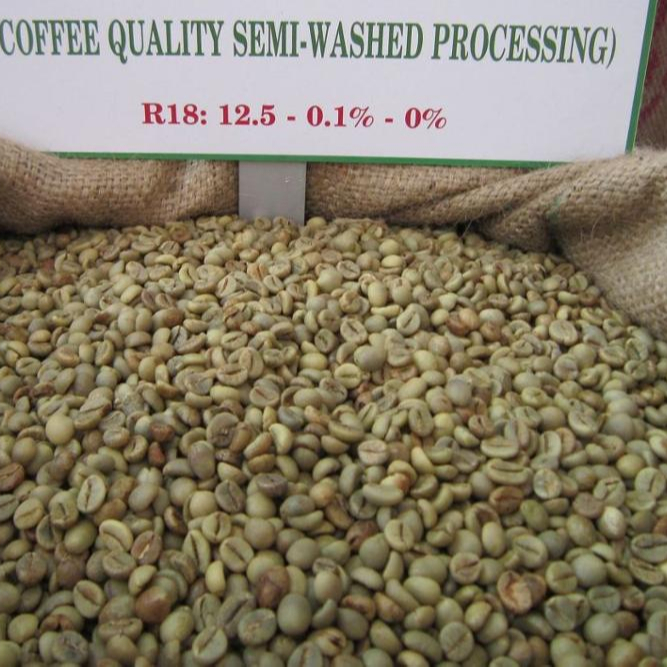 Цена на необработанные кофейные зерна Robusta лучшего качества