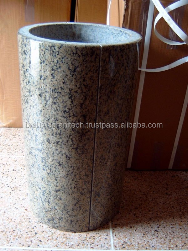 green marble hollow column
