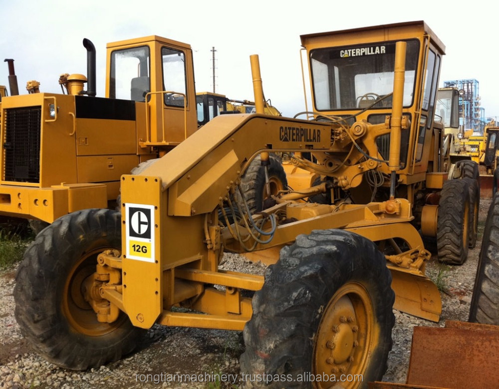 Рабочем состоянии японский используется cat 12G автогрейдер для продажи в Шанхае сайт