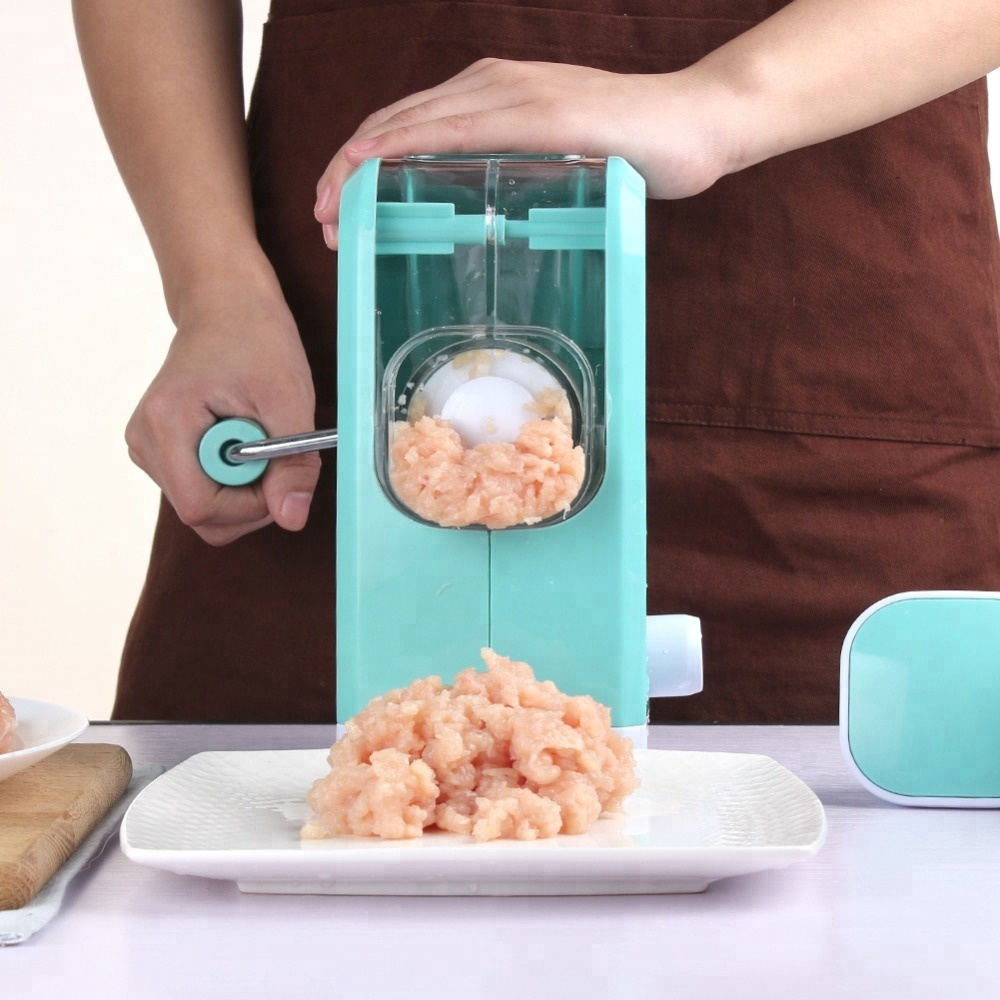 Пластиковая ручная мясорубка для домашнего использования