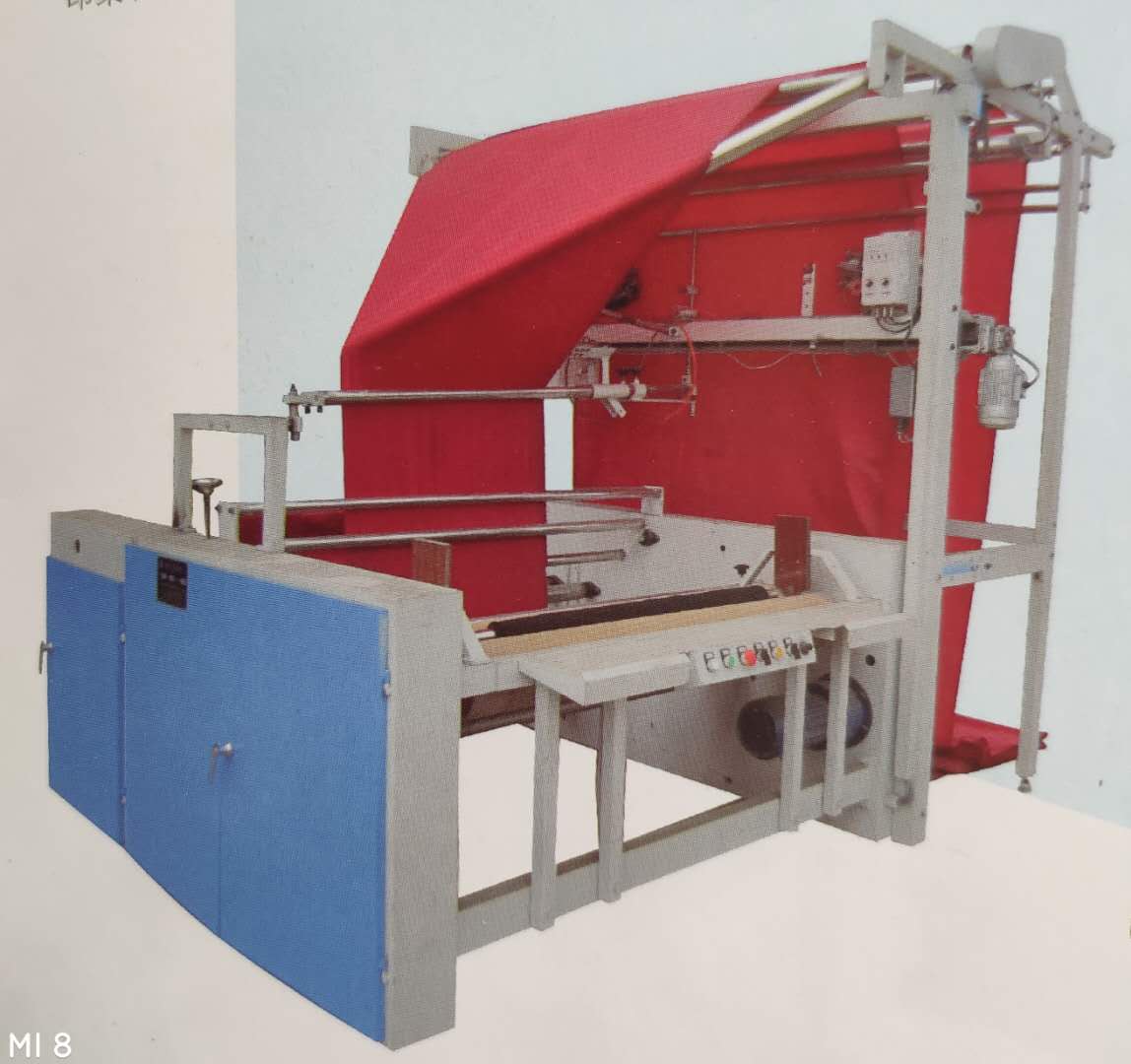 Automatic textile clothes fabric double fold rolling machine in book or roll form