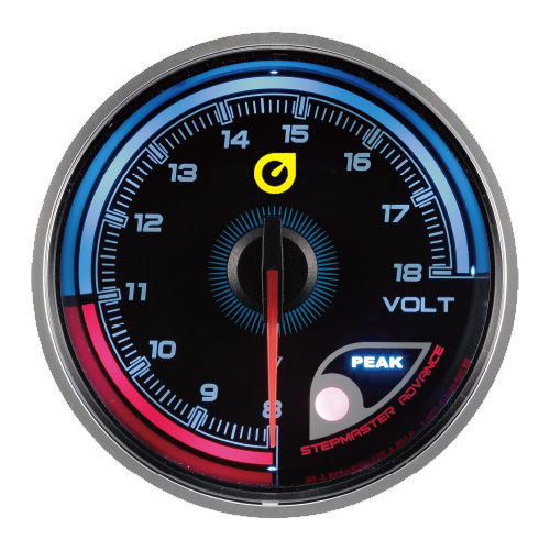 52mm LED color lighting display analog voltmeter