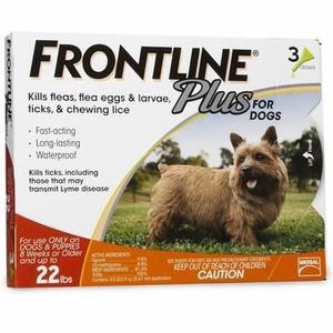 Frontline Plus Flea and Tick Treatment for Small Dogs