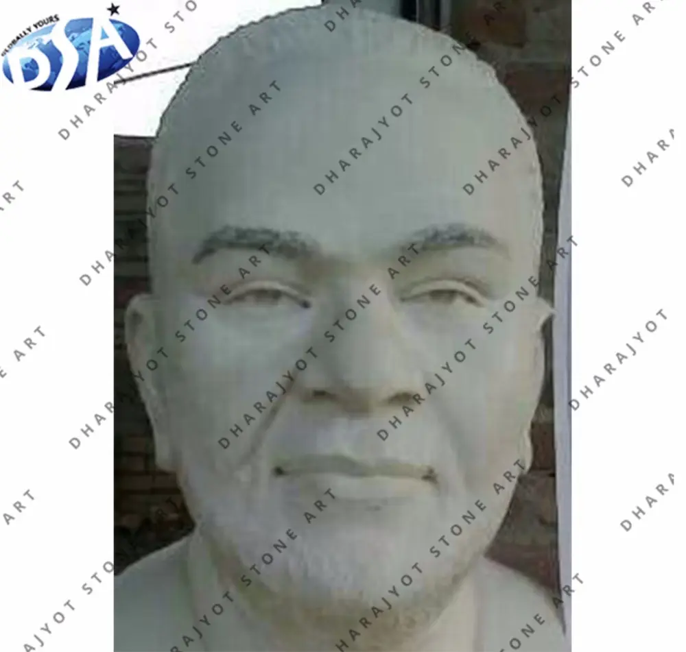 White Marble Polished Antique Man Head Statue Bus Sculpture marble bust statue custom bronze bust