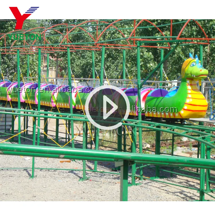 Cheap Price Theme Park Amusement Ride Dinosaur Train Small Roller Coaster For Sale