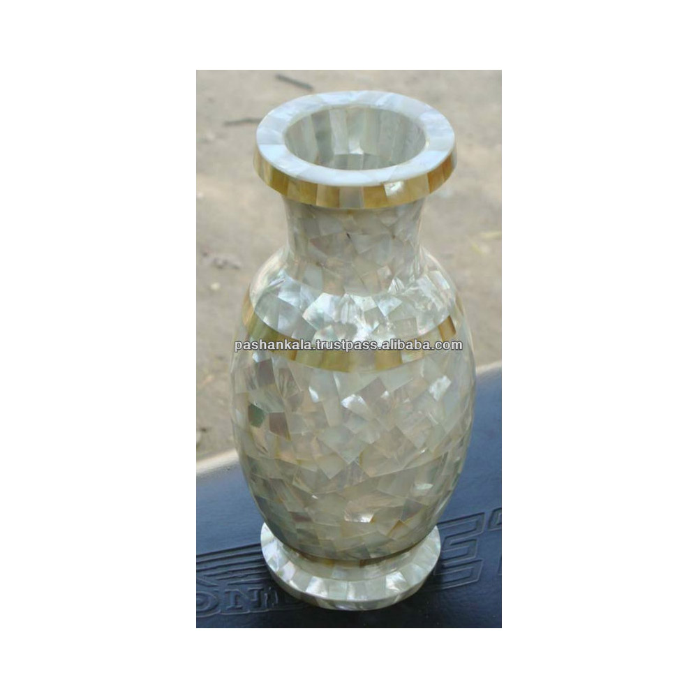 Белый губ мать Mother Of Pearl ваза для цветов эксклюзивные