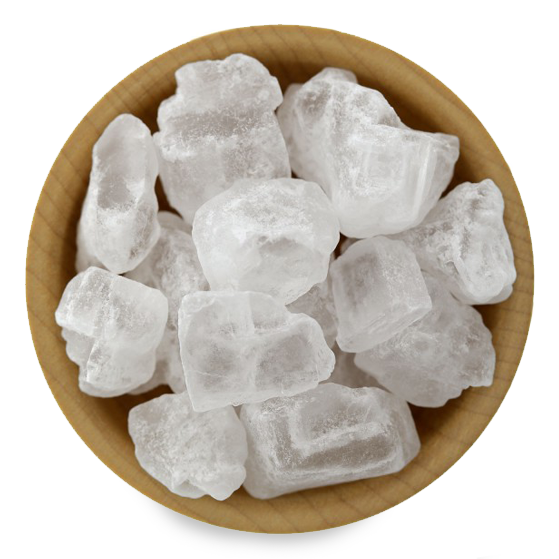 Белые куски Гималайской Соли