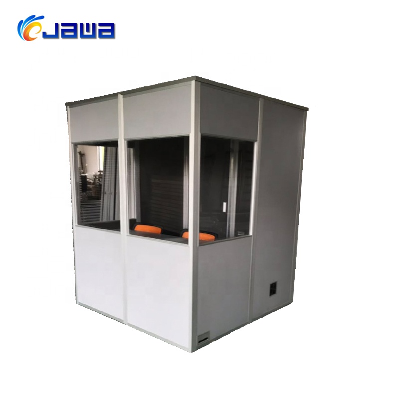 Conference Sound Proof Translation Booth Isolation Booth for 2 intrepreters