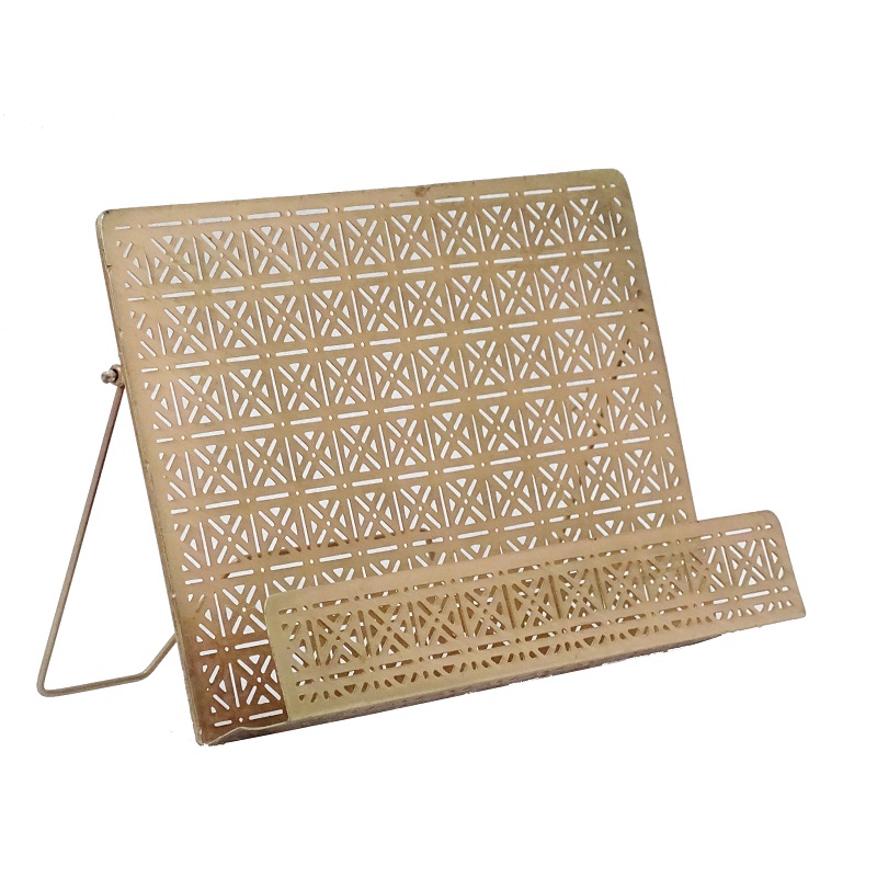 New Metal Copper Etching File holder display brochure rack book stand