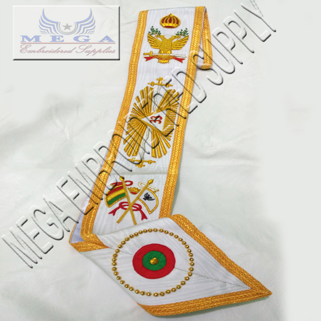 Пояс из шотландского Рита Masonic, 33 градуса
