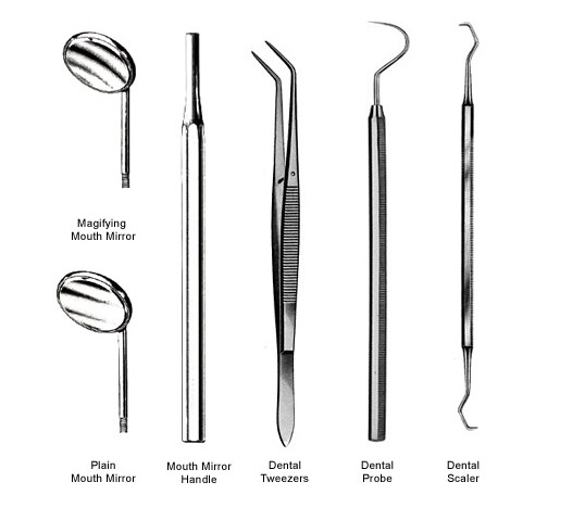 Basic Dental Instruments Set Basic Dental Equipments