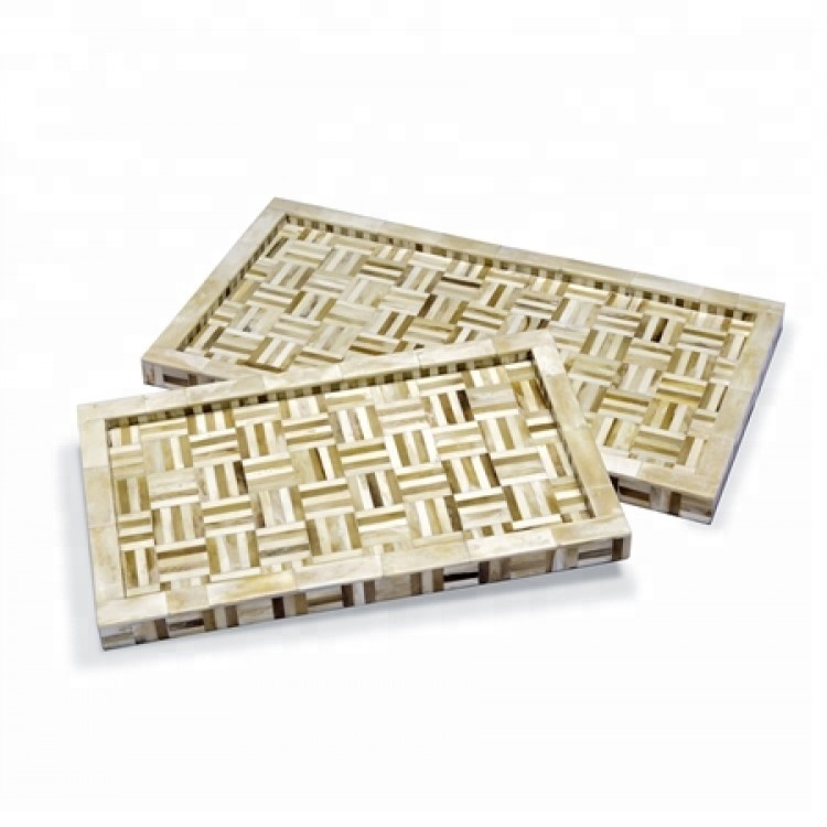 Bone and Horn inlay Trays