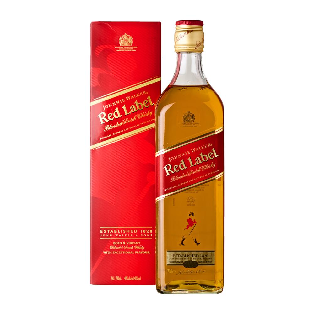 Виски с красным лейблом Johnie Walker